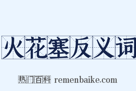 火花塞反义词是什么意思的图片